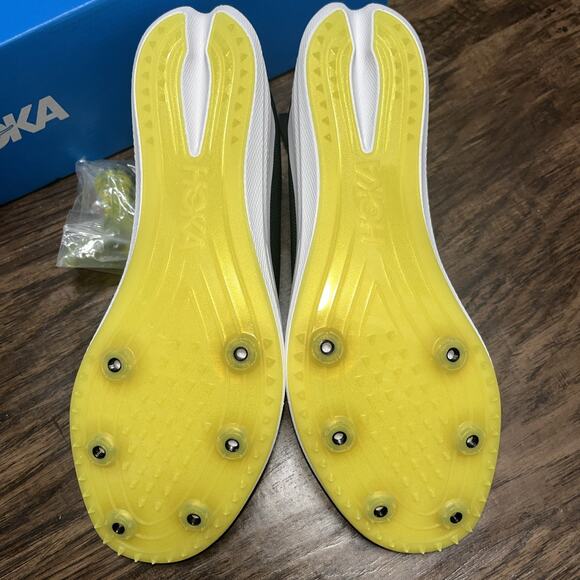 HOKA Crescendo 2 MD Track and Field Shoes Black/White Size Men’s 10 - Women 11.5 - Picture 4 of 8